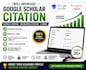 increase google scholar citation, scopus citation, backdated citation, h index