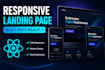 professionally fix or build a landing page for you