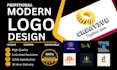 design unique geometric logo maker