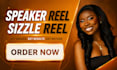 edit sizzle reel, speaker reel, showreel, demo reel video podcast editing