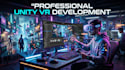design VR simulation unity game development and virtual reality app
