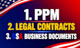 draft a private placement memorandum for investors