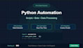 create a python automation script to save your time