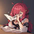 draw anime illustration, vtuber art, visual novel,
