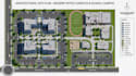 illustrate office school map, park community map, rv park and subdivision