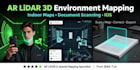 build ar  lidar app with 3d environment mapping indoor 3d map document scanning
