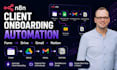 automate client onboarding with n8n, notion and google drive