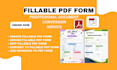 create, convert fillable form and pdf form on adobe acrobat