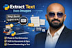 extract text from images
