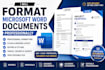 format, redesign and edit word documents professionally