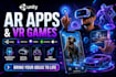 develop augmented reality develop ar apps, ar games, and VR development in unity