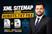 create SEO friendly sitemap and robots txt for your website