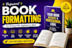 edit, format and publish your book on amazon KDP