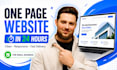build a responsive one page business website