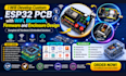 develop custom esp32 pcb with wifi, bluetooth, firmware and enclosure design