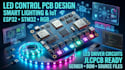 design led control pcb for smart lighting, iot and embedded systems