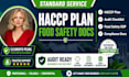 create haccp plan and food safety documents