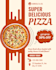 design pizza poster and restaurant flyer