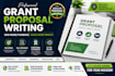 write a professional grant proposal and grant application