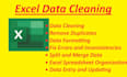 do excel data cleaning