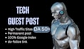 do tech guest post on high da website