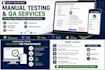 do manual testing of your website and mobile application