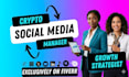 community manager crypto crypto social media manager web3 project management