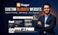 do blogger template customization, fix theme errors within 24 hours