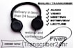 transcribe arabic or english audio or video