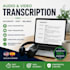 transcribe audio and video accurately