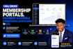 build gohighlevel membership website, course portal and payment system