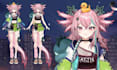 draw and rig live2d vtuber model anime vtuber commission live2d vtuber rigging