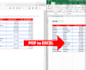 professionally convert pdf to excel, word to excel with accuracy