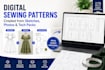 do digital sewing patterns created from sketches, photos, and tech packs
