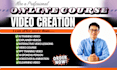 create ai online course content, video lessons, ppt, voiceover and lms upload