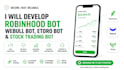 develop robinhood bot, webull bot, etoro bot and stock trading bot
