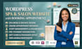design wordpress spa salon website with booking, appointment using elemento pro