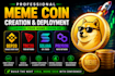 create meme coin, meme token on bep20, trc 20, sol, polygon, bsc