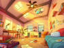 create animated lofi loop background, cozy lofi animation, anime animated gif