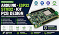 design arduino, esp32, stm32 and iot pcb projects