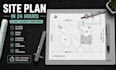 draw a site plan for the permit within 24 hours