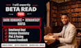 beta read dark romance, mafia or romantasy novels expertly
