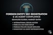 do foreign entity sec registration, edgar access, and act as your US agent