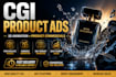 create cgi product ads and 3d product animation videos for brands