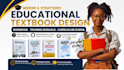 design educational textbook, training booklet layout, curriculum guide manual