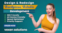design, redesign, or develop a responsive wordpress website, full stack