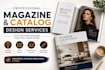 design magazine, catalog, workbook with adobe indesign