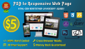 convert PSD to responsive webpage