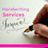 do handwrite notes and letters