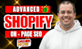 do shopify on page seo and technical optimization for higher google page ranking